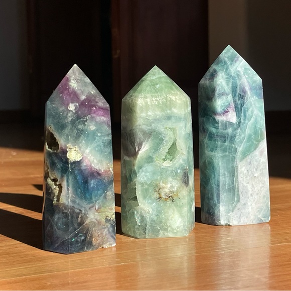 3x Fluorite Towers - Picture 2 of 6